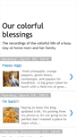 Mobile Screenshot of colorfulblessings.blogspot.com