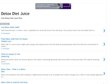 Tablet Screenshot of detoxdiet-juice.blogspot.com