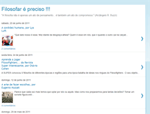 Tablet Screenshot of filosofarpreciso.blogspot.com