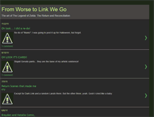 Tablet Screenshot of fromworsetolink.blogspot.com