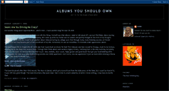 Desktop Screenshot of albums-you-should-own.blogspot.com
