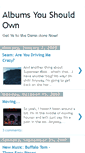 Mobile Screenshot of albums-you-should-own.blogspot.com