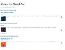 Tablet Screenshot of albums-you-should-own.blogspot.com