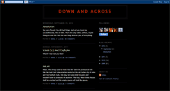 Desktop Screenshot of down-and-across.blogspot.com