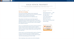 Desktop Screenshot of goldstockprophet.blogspot.com