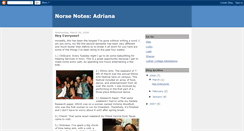Desktop Screenshot of norsenotesadriana.blogspot.com