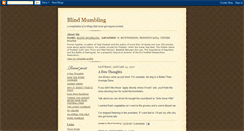 Desktop Screenshot of blindmumbling.blogspot.com