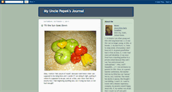 Desktop Screenshot of myunclepepeksjournal.blogspot.com