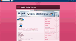 Desktop Screenshot of kemuelectronicresourceslist.blogspot.com