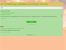 Tablet Screenshot of airconditioningservices-ac.blogspot.com