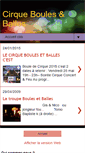 Mobile Screenshot of cirqueboulesetballes.blogspot.com