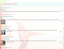Tablet Screenshot of lapaysannefarm.blogspot.com