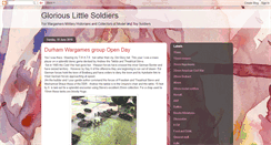 Desktop Screenshot of gloriouslittlesoldiers.blogspot.com