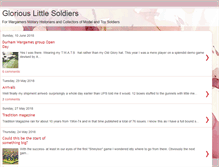 Tablet Screenshot of gloriouslittlesoldiers.blogspot.com