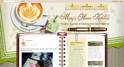 Desktop Screenshot of maryshomekitchen.blogspot.com