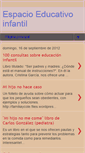 Mobile Screenshot of espacioeducativoinfantil.blogspot.com