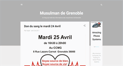 Desktop Screenshot of musulmandegrenoble.blogspot.com