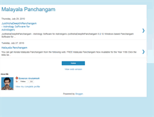 Tablet Screenshot of malayalapanchangam.blogspot.com