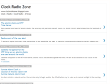 Tablet Screenshot of clockradiozone.blogspot.com