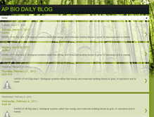 Tablet Screenshot of apbiodailyblog.blogspot.com