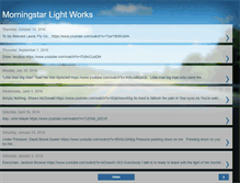 Tablet Screenshot of morningstarlightworks.blogspot.com