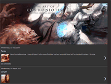 Tablet Screenshot of coskoniotis.blogspot.com