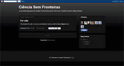 Desktop Screenshot of bolsascienciasemfronteiras.blogspot.com