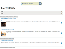 Tablet Screenshot of budgetnomad.blogspot.com