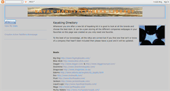 Desktop Screenshot of kayakmanufacturerslibrary.blogspot.com