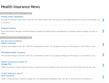 Tablet Screenshot of healthinsurancearticlesnow.blogspot.com