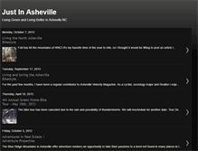 Tablet Screenshot of justinasheville.blogspot.com