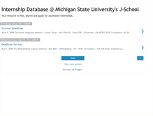 Tablet Screenshot of jrninternships.blogspot.com