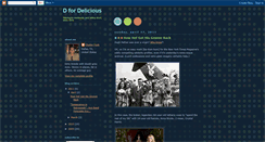 Desktop Screenshot of dfordelicious.blogspot.com