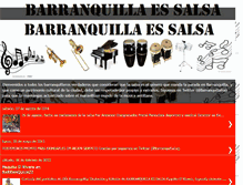 Tablet Screenshot of barranquillaessalsa.blogspot.com