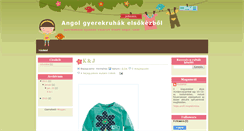 Desktop Screenshot of gyerekruha-elsokezbol.blogspot.com