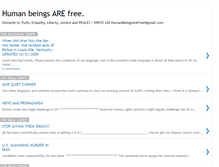 Tablet Screenshot of humanbeingsarefree.blogspot.com