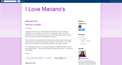 Desktop Screenshot of ilovemarianos.blogspot.com