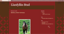 Desktop Screenshot of llanfyllin-stud.blogspot.com