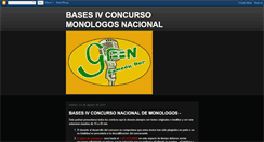 Desktop Screenshot of concursomonologos.blogspot.com