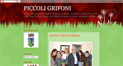 Desktop Screenshot of piccoligrifoni.blogspot.com