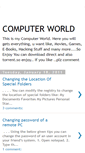 Mobile Screenshot of mycomputermyworld.blogspot.com