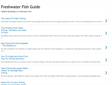 Tablet Screenshot of freshwaterfishguide.blogspot.com