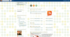Desktop Screenshot of logistica-e.blogspot.com