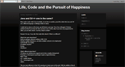 Desktop Screenshot of codehappy.blogspot.com