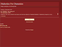 Tablet Screenshot of dialectics4dummies.blogspot.com