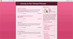 Desktop Screenshot of journey-to-our-chinese-princess.blogspot.com