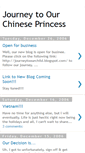 Mobile Screenshot of journey-to-our-chinese-princess.blogspot.com