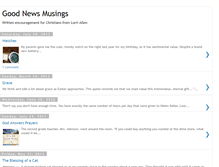 Tablet Screenshot of goodnewsmusings.blogspot.com