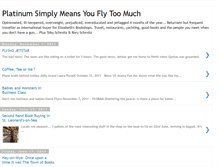 Tablet Screenshot of platinumfrequentflyer.blogspot.com