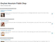 Tablet Screenshot of owyheemountainfiddleshop.blogspot.com